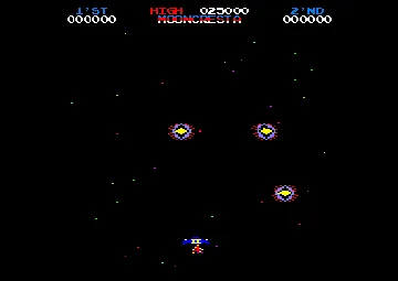 Moon Cresta (UK) (1986) screen shot game playing